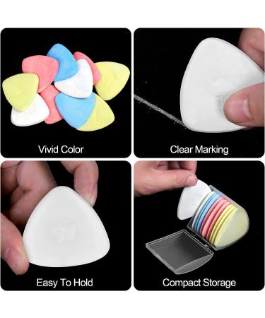 Professional Tailor Chalk Set - Sewing Fabric Markers for Tailors - Wax Based Chalk - 10PCS - Buy Online on GoSupps.com