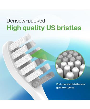 Replacement Toothbrush Heads for Gleem Electric Toothbrush - 10 Count Refills Compatible & Ideal for Superior Oral Care - Buy Online on GoSupps.com