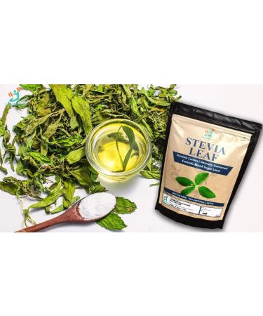AOZA Leanbeing- Stevia Leaves Dried (200G) 100% Natural Sweetener - Sugarfree | Natural & Zero Calorie Sweetener - Buy Online on GoSupps.com