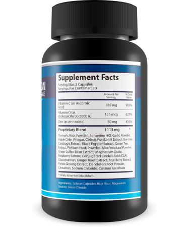 Max Metilean Detox Cleanse for Women | Gentle Full Body & Colon Detox Pills | Gut Cleanse & Detox for Optimal Health - Buy Online on GoSupps.com