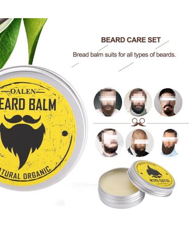 Premium Beard Balm & Moustache Wax for Hair Care and Growth - Natural Organic Conditioner and Softener - Buy Online on GoSupps.com