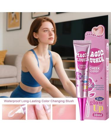  G n rique Liquid Blush Color Changing Cream 30 ml Waterproof Long Lasting Makeup Natural Brightening Contouring Smooth Blend Formula for Under Eye Cheeks Highlighting Everyday Use - Buy Online on GoSupps.com