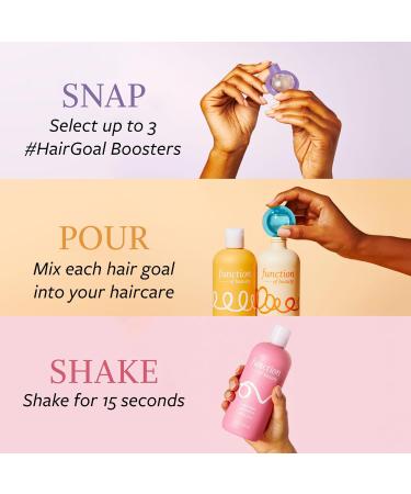 Function of Beauty Curly Hair Shampoo & Conditioner Set - Sulfate-Free Anti-Frizz & Curl Definition - 11 oz Each | Lengthen & Moisturize Natural Curls - Buy Online on GoSupps.com