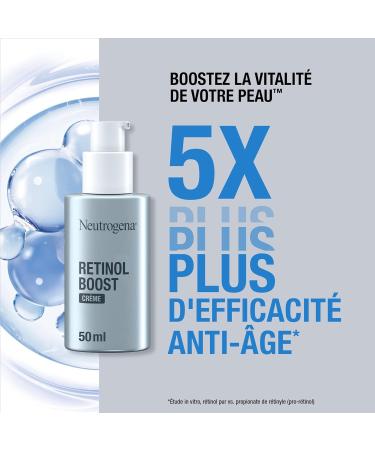Neutrogena | Retinol Boost Anti-Aging Cream (50 ml pump bottle) Facial treatment to combat visible signs of aging Retinol-enriched face cream - Buy Online on GoSupps.com