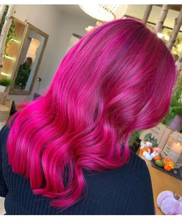 Crazy Color Neon Rebel UV Neon Pink Hair Dye - Vegan Formula, Conditioning & Nourishing 100ml (Pack of 1) - Buy Online on GoSupps.com