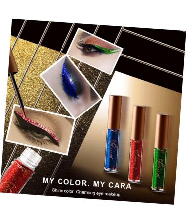 BIUDECO 3pcs Eyeliner Liquid Pen Metallic Eyeliner Waterproof Eyeliner Colored Eyeliner Pencils - Buy Online on GoSupps.com