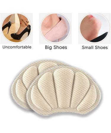 Jinpojun 3 Pairs Heel Cushion Pads Inserts | Self-Adhesive Foot Cushions for Women and Men | Prevent Grind Feet | Beige - Buy Online on GoSupps.com
