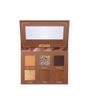 MNP Nail pro Bare Harmony Mesauda Bronze Cool Eye Palette 6x1g