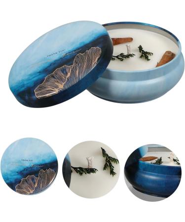 Shop Gatuida Lavender Candles - Scented Travel & Wedding Decor | Eco-Friendly Soy Wax Tin Candle - 8.5x8.5x3.6cm - Buy Online on GoSupps.com