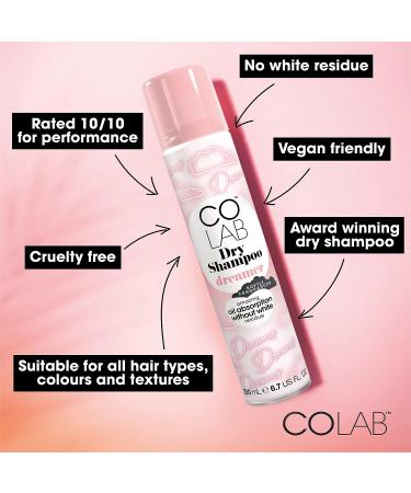 COLAB Dreamer Dry Shampoo - Instant Refresh for Dreamy Hair - Buy Online on GoSupps.com