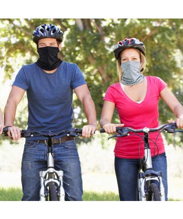 6-Piece Reusable Neck Gaiters for Men - Summer Face Mask with UV Protection and Breathable Polyester Fabric - Buy Online on GoSupps.com