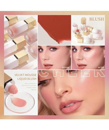 Liquid Cheek Soft Cream Blush Rouge Long-Lasting Formula Women's Cosmetics Makeup for Daily Use at Workplace - Buy Online on GoSupps.com