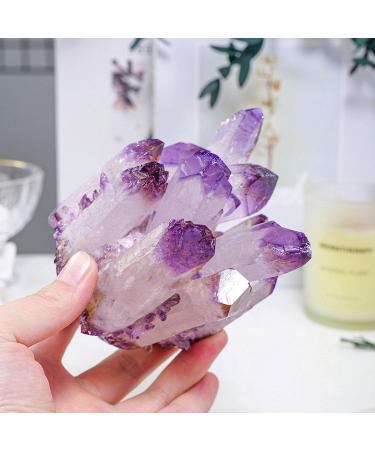 Natural Crystal Rough Natural Amethyst Crystal Geode Amethyst Cluster Point Druzy Reiki Specimen Amethyst Raw Rock Crystal Stone Collection Decor Gift 700-800g Natural Luster (Size : 600-700g) - Buy Online on GoSupps.com