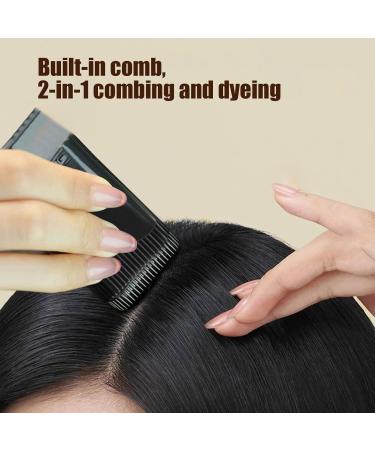 Couvre-cheveux Gris Peigne De Teinture Temporaire Pour Cheveux Blancs De Teinture Instantan e Imperm able | Fer Coiffer Pour Hommes Et Femmes Ligne De Cheveux Recul e Barbe Applicatio Coffee - Buy Online on GoSupps.com