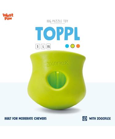 Buy Zogoflex West Paw Toppl Toy 10cm Green - Durable Pet Toy for Dogs | International Shipping Available - Buy Online on GoSupps.com