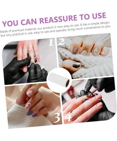 Beaupretty 1 Roll Stamp blotting paper manicure tools nail polish removal Nail art printing oil removal tool Nail art cleaning tool cleaning kit cleaning gel printing oil remover nail kits 10x4.7cm White - Buy Online on GoSupps.com