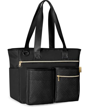 Fasrom Nurse Tote Bag with Laptop Sleeve - Ideal for Nurses and Medical Assistants - Black (Patent Design) - Buy Online on GoSupps.com