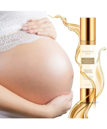 Healing Advanced Aftercare Cream - Organic Stretch Marks & Scar Treatment - Vitamin A E Castor Oil & Cocoa Butter - 50ml Belly Butter for Improved Circulation - Non-Invasive Care - Buy Online on GoSupps.com