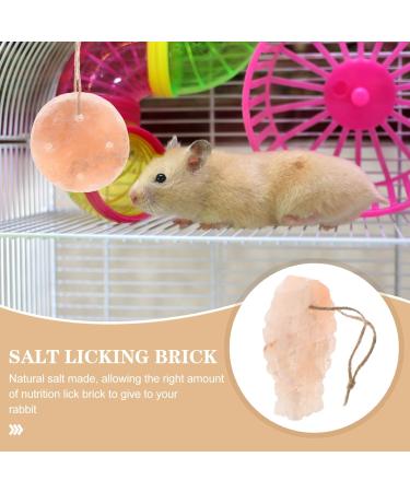 CIYODO Pet Saline Rabbit Salt Licking Blocks Pet Salt Blocks Rabbit Supply Lick Salt Blocks Mineral Saline - Buy Online on GoSupps.com