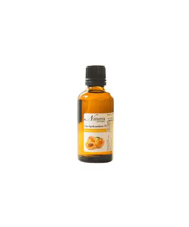 Apricot kernel oil organic cold pressed 50ml glass unrefined vegan body oil Naturra 50 ml (1 pack)