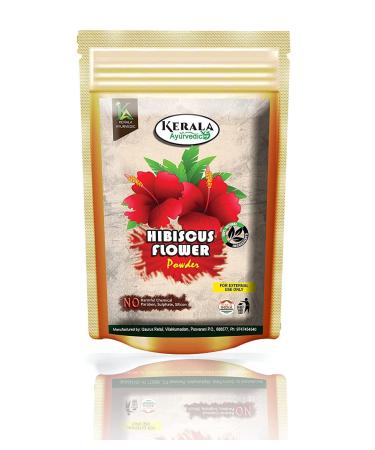 QURA QURA Hibiscus Flower Ayurvedic Powder for Hair Growth & Face | 100% Natural & Herbal | - 100g (100g) Brand: AZAZ