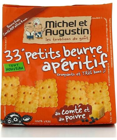  G n rique MICHEL ET AUGUSTIN - Michel Et Augustin 33 Petits Beurre Appetizer Biscuits with Comt Cheese and Pepper 100g - 100g - Pack of 3 - Sold as a Pack - Buy Online on GoSupps.com