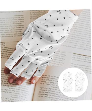 FRCOLOR Fingerless Anti UV Glove Pairs nail gloves nail art hand gloves for protection protective gloves protection gloves for manicures gel manicure UV gloves UV glove for gel - Buy Online on GoSupps.com