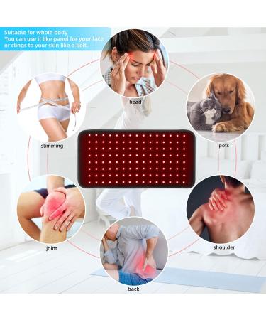 Infrared Red Light Therapy Large Body Pad with Timer - Pain Relief, Inflammation Reduction, Wound Healing - 660nm&850nm Chips - 16*7.8in - Buy Online on GoSupps.com