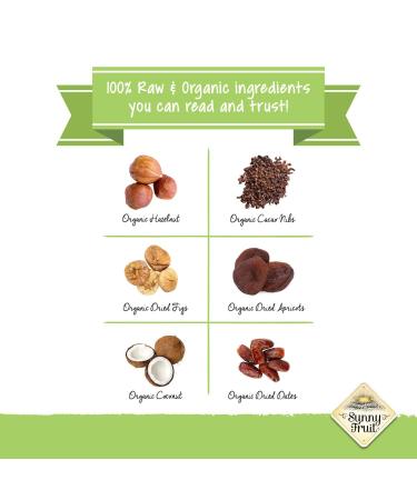 Sunny Fruit Have A Ball Organic Apricot, Cacao Nibs & Hazelnut Snacks - 4.44 oz - Buy Online on GoSupps.com