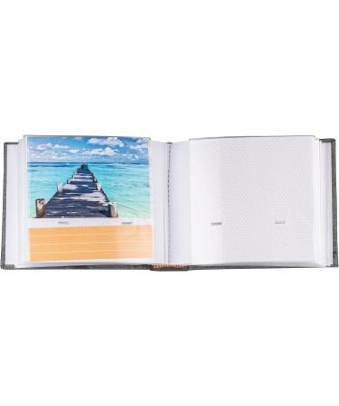 Linen Photo Album for 6x4 Photos - Sturdy, Long Lasting & Easy to Use | 100 Slip in Picture Pockets | Book Bound Fotoalbum with Extra Space for Notes | Soft Pink | Gift for Family & Friends - Buy Online on GoSupps.com