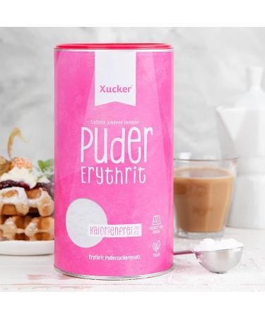 Xucker Erythritol Powder - 600g | Calorie-Free Vegan Sugar Substitute for Baking & Cooking | Tooth-Friendly Powdered Sugar Alternative - Buy Online on GoSupps.com