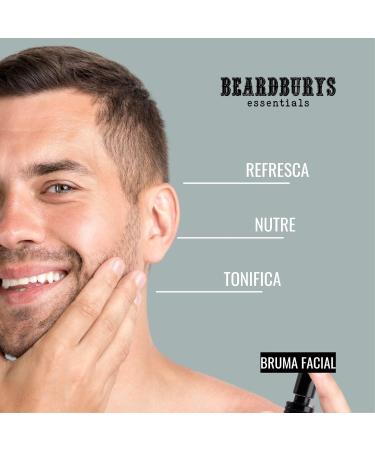 Beardburys Essentials Refresh Facial Mist - Daily Hydrating Spray with Hyaluronic Acid & Red Grape | Natural & Vegan for All Skin Types - 4.06 fl oz - Buy Online on GoSupps.com