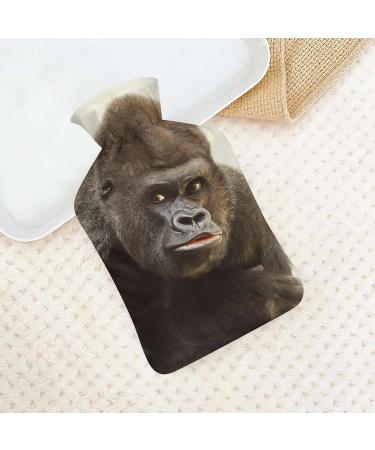 Cute Chimpanzee Hot Water Bottle with Plush Cover - Cozy Hand Warmer for Adults & Kids 26.5x15.3cm - International Shipping Available - Buy Online on GoSupps.com