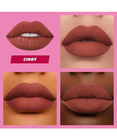 Lime Crime Velvetines Liquid Matte Lipstick Cindy - Terracotta Brown | Long-Lasting & Bold Shade for All-Day Wear - Buy Online on GoSupps.com