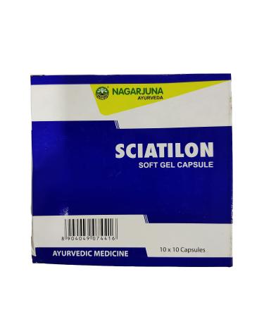 Nagarjuna Kerala Sciatilon Soft Gel Capsule 100 Tab x Pack of 6 100TAB Pack of 6