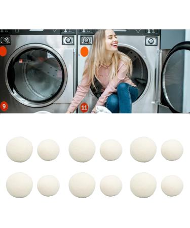 6Pcs Wool Drying Balls Laundry Drying Balls Reusable Skin Friendly Static Reduction Time Saving Fabric Softener Ball for Clothes Laundry(7cm/2.8in) - Buy Online on GoSupps.com