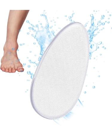 Wontool Heel File for Cracked Heels | Clear Foot File Glass Foot File Pedicure Helper in-Shower Foot Scrubber Dead Skin Remover for Soft Feet Egg - Buy Online on GoSupps.com