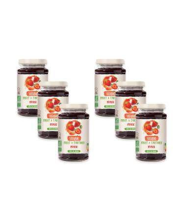 Vitabio - Fruits tartiner - Fraise - 290g - BIO - Lot de 6