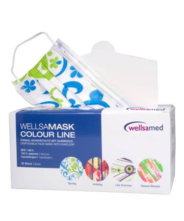wellsamed Wellsamask Colour Line 50 pieces face mask with elastic band Spring