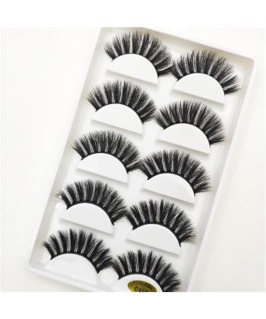UAMOU 10/50 Boxes 5 Pairs 3D Mink False Eyelashes Soft Lashes Makeup Eyelash Faux Cils Cilios Maquiagem Cheerfully (Color : 5Pairs G808 Size : 50 Boxes 50 Pairs) - Buy Online on GoSupps.com
