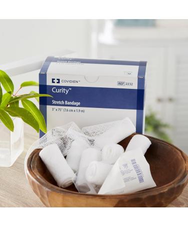 Buy Covidien Curity Stretch Bandage - Sterile Soft Pouch 3" x 4.1 Yards Case of 96 - International Shipping Available - Buy Online on GoSupps.com