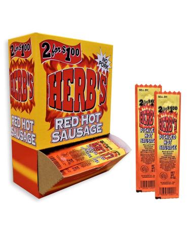 Herb's Red Hot Sausage 50ct 2 for $1