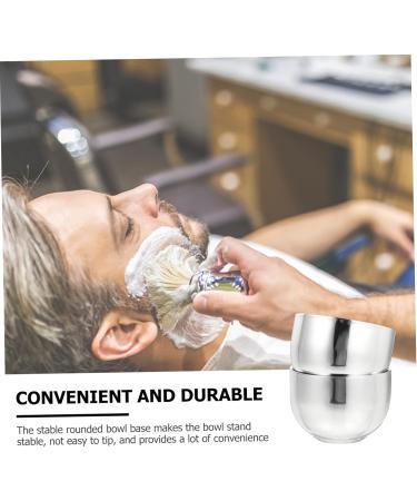 Minkissy 12pcs Stainless Steel Shaving Foam Shells | Rustproof Double Layer Shaving Cups 7.4x7.4cm | Metal Soap Shave Storage for Efficient Grooming - Buy Online on GoSupps.com