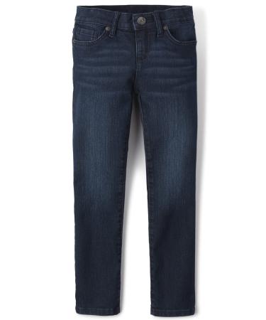The Children's Place Boy's Stretch Straight Jeans 16 Plus Dkstry Nit Wash