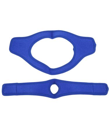 Breathable Chin Strap for Snoring Breathable Anti Snoring Chin Strap for Snoring for Men and Women (Blue)