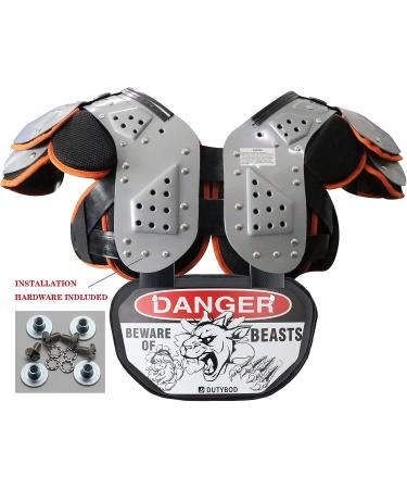 Football Back Plate DUTYBOD Lower Back/Rear/Back Bone Protector Shield Backplate for Youth & Adult - Buy Online on GoSupps.com