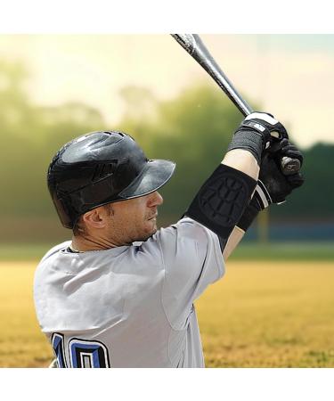 Youth Elbow Guard Baseball Elbow Guard Baseball Nonslip Elbow PadARM PROTECTION WRAP Adjustable for Baseball VolleyballBreathable Forearm Wrap Brace Black - Buy Online on GoSupps.com