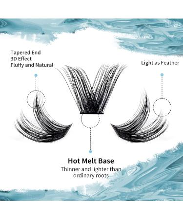 D Curl Cluster Lashes 0.07mm 8-16mm Mixed | Reusable Soft Eyelash Extensions - Buy Online on GoSupps.com
