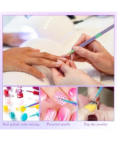 Jeffdad 4-Piece Dotting Pen Set - Professional Stainless Steel Nail Art Tools for DIY Decoration - Buy Online on GoSupps.com