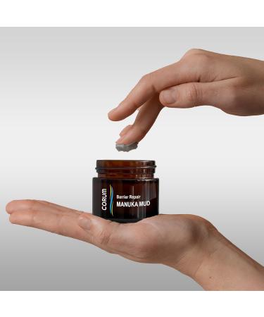 CORUM Barrier Repair Manuka Mud - Natural Skin Polish for Face & Body | Soothing Calming & Purifying Exfoliator | Breakout-Fighting & Malassezia-Busting | International Shipping - Buy Online on GoSupps.com